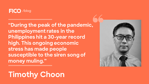 Timothy Choon on money mules