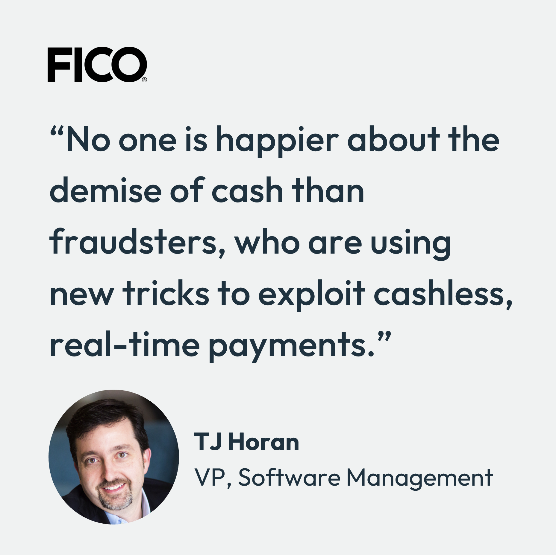 TJ Horan on cashless society and fraud