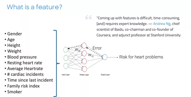 What Is a Feature? Chart