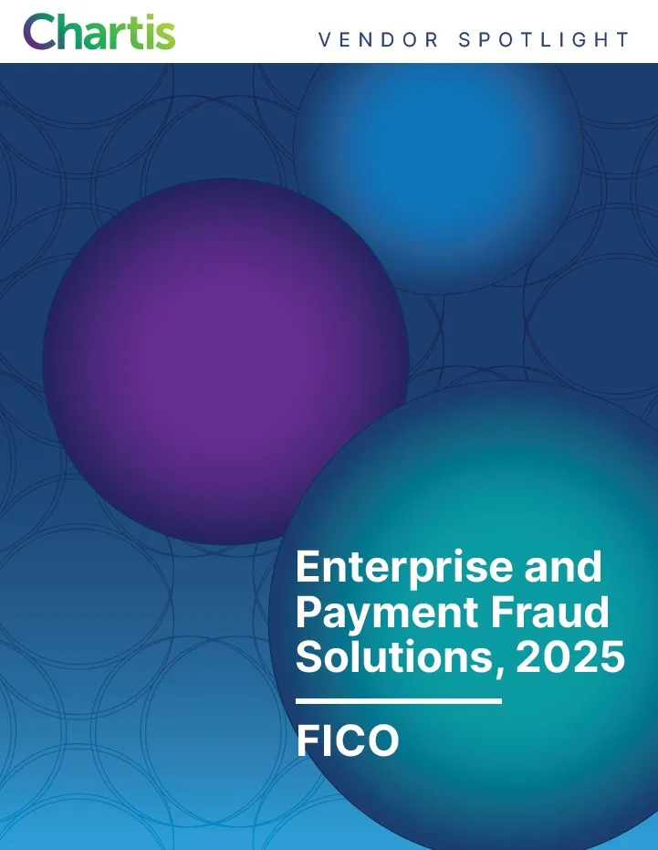 Chartis Report cover - fraud platforms