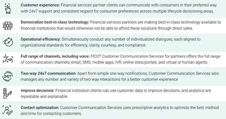 Customer Communications benefits