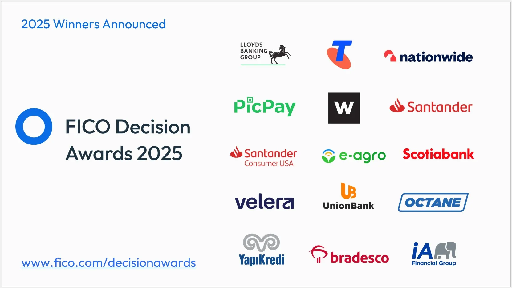 2025 FICO Decision Award Winners