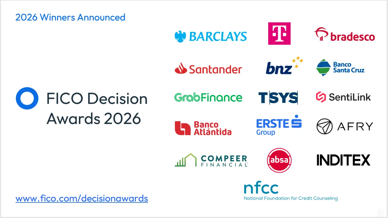 2026 FICO Decision Awards Winners