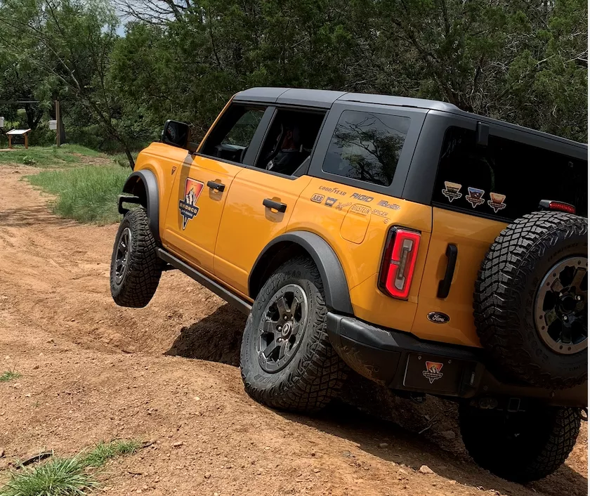 Scott Zoldi drives a Bronco