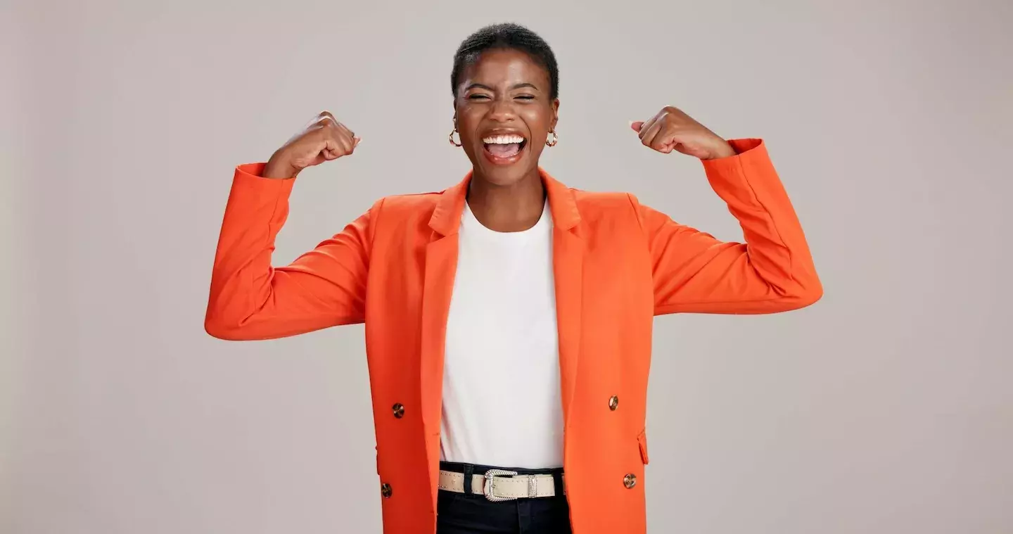 Business Woman Strong