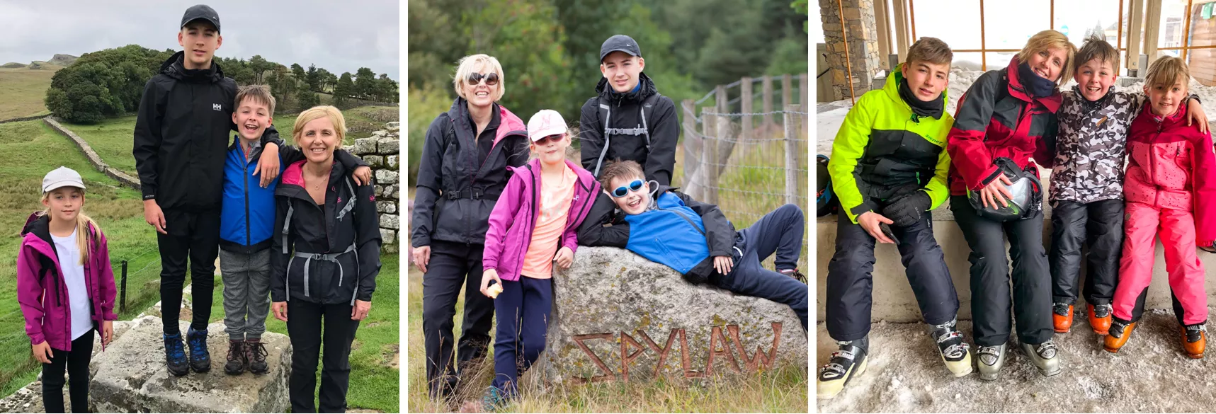 Louise Lunn and her family
